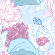 Lotus seamless pattern N2