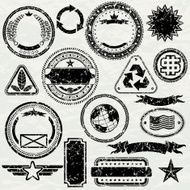 Vector Grunge Stamps