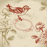 Retro floral background N27