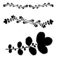 broad-leaved tree - vector