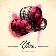 Wine vintage background N6