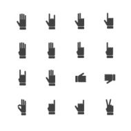 Gesture Icons Hands Collection