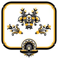 Art deco design elements collection