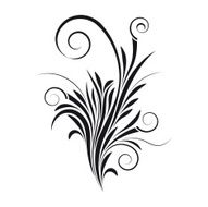 Vector Floral Swirl N7