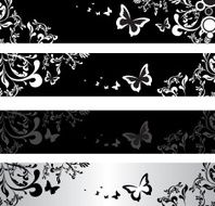 Floral banners N19