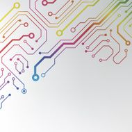 EPS10 vector circuit board background texture N33
