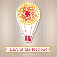 Motivation List Design With Hot Air Balloon