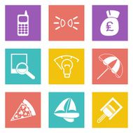 Color icons for Web Design set 36 N2