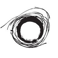 Splash blot banner set in black on white abstract watercolor N34