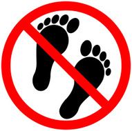 No Bare Feet