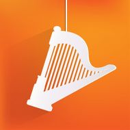 Harp icon Msic instruments N6