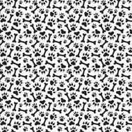 Traces of Dog and Bones Seamless
