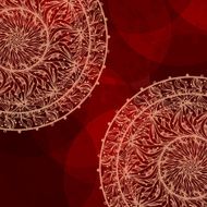 Background with abstract floral lace ornament N25