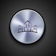 vector metal icon on gray background Eps10 N17
