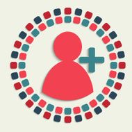 creative vector mosaic icon N12