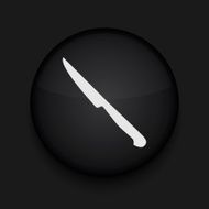 Vector knife icon Eps10 Easy to edit