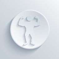 Vector light circle icon Eps10 N59