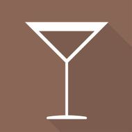 Drink glass web icon N2