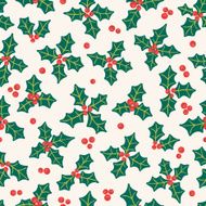 Christmas seamless pattern with poinsettia N2