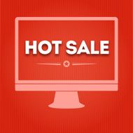 Silhouette monitor with text hot sale