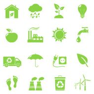 Eco Icons - Vector illustration