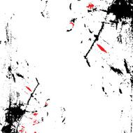 abstract background with splashes of black and red paint