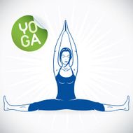 Yoga Model Illustration N14