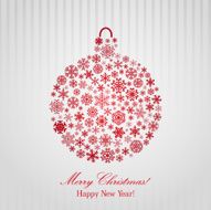 christmas background with ball N3