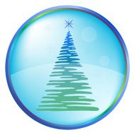 Christmas tree buttons