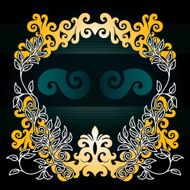 Floral ornament N172