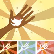 Unity Hands - Dove of Peace