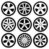 Black Silhouettes - Alloy Wheels N2