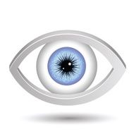 blue female eye