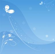 floral butterfly N5