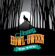 Happy Howl-oween Design