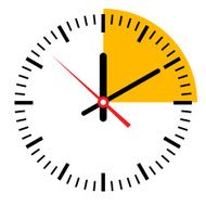 Clock showing time - VECTOR N4