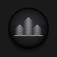 Vector version Real estate icon Eps 10