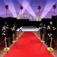At the red carpet