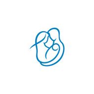 Mother and father with a baby sign N2