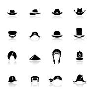 Icons set hats N2