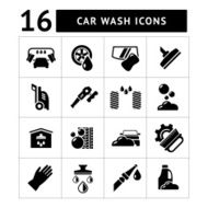 Set icons of car wash N2
