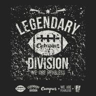 Legendary division rugby emblem and badges N2