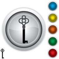 antique key icon