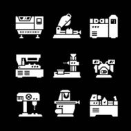 Set icons of machine tool N3