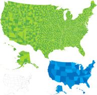 United States County Map