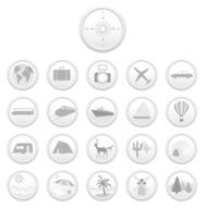 Travel Set Icons - VECTOR