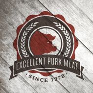 Labels of butcher shop N54