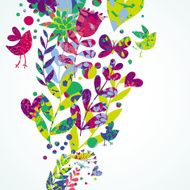 colorful floral pattern N5