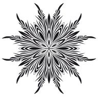 Abstract vintage floral N2