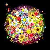 Floral bouquet beautiful for your design